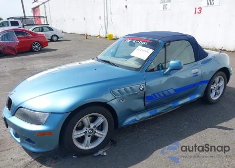 2001 BMW Z3 2.5I from USA, damaged, VIN WBACN334X1LK45643